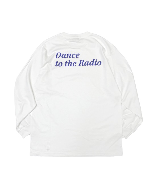 DANCE TO THE RADIO L/S TEE(BLUE)