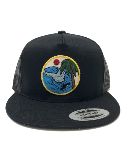 ORCA WAVE MESH CAP(BLACK)